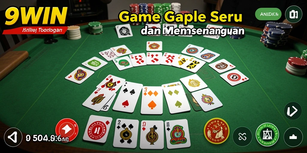 Tangkapan layar gameplay Gaple yang seru di 9WIN.
