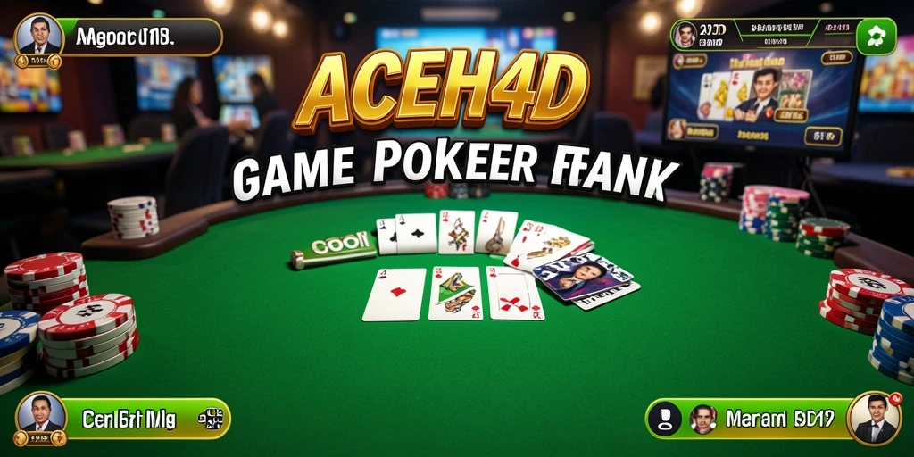 Tangkapan layar ACEH4D menunjukkan momen seru permainan Poker.