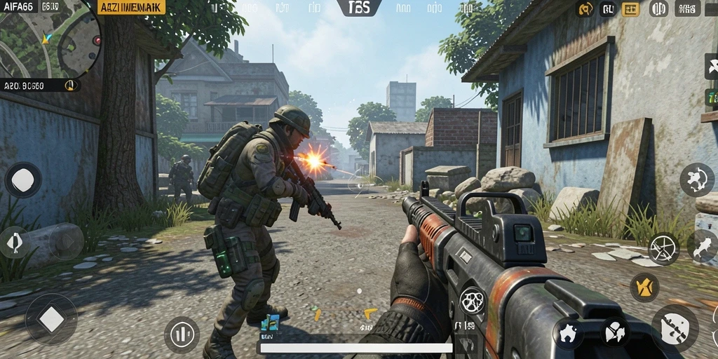 Tampilan gameplay AIFA66 yang mendebarkan dan penuh aksi.