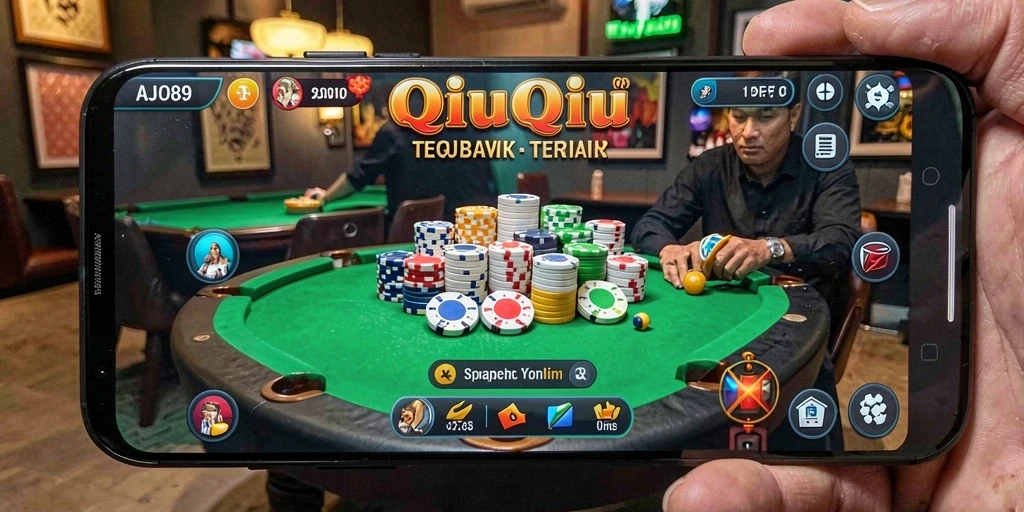 Gameplay seru dan menantang dalam AJO89 QiuQiu.