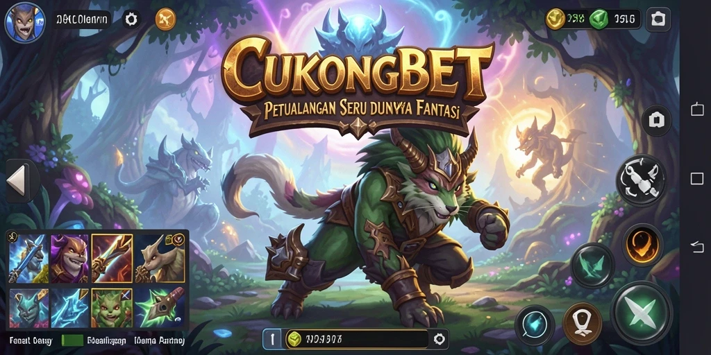 Tampilan gameplay CUKONGBET menampilkan petualangan seru di dunia fantasi.