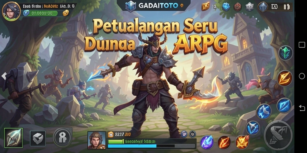 Tampilan gameplay GADAITOTO yang menarik dan penuh aksi.