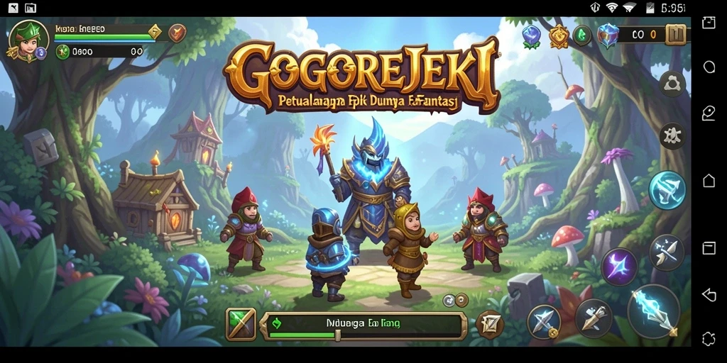 GOGOREJEKI menampilkan pertarungan epik dan karakter unik dalam gameplay.