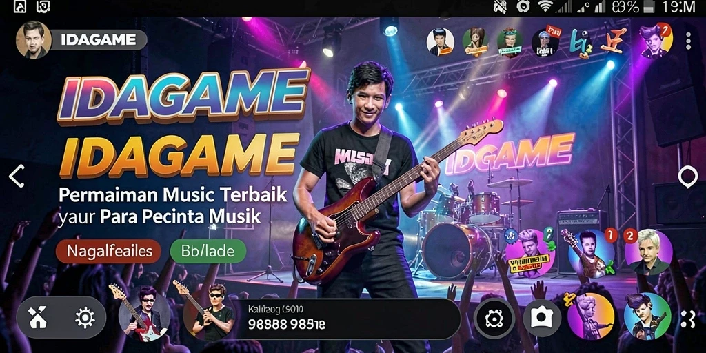 Tampilan gameplay IDAGAME yang seru dan interaktif.