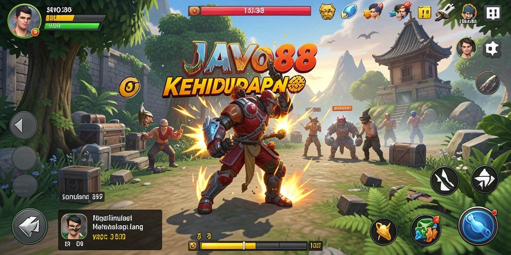 Tampilan gameplay JAVO88 yang realistis dan dinamis.