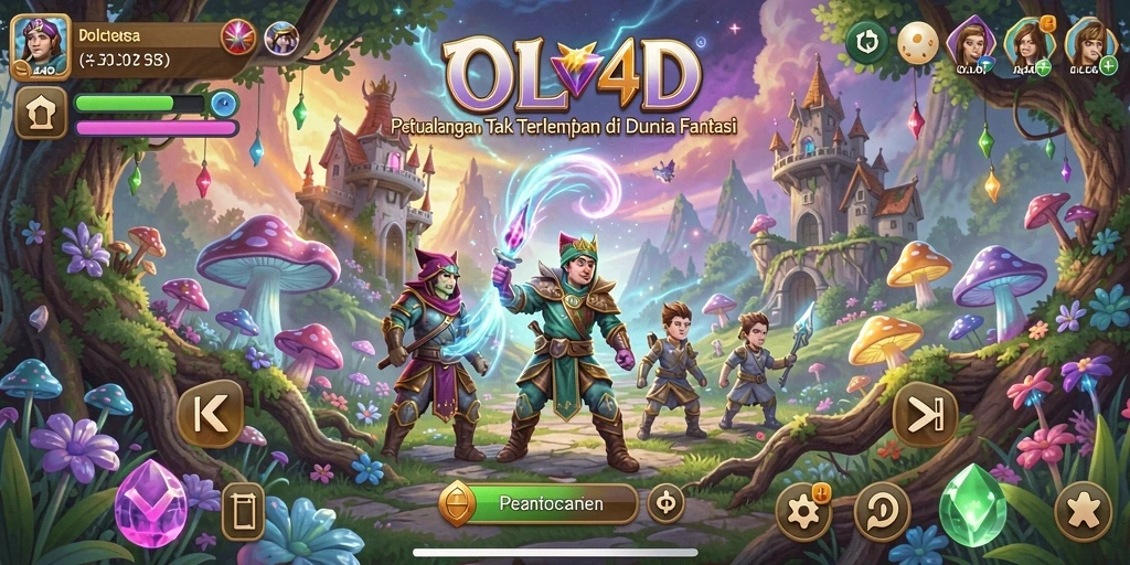 Tangkapan layar menarik dari gameplay OLLO4D yang penuh aksi.