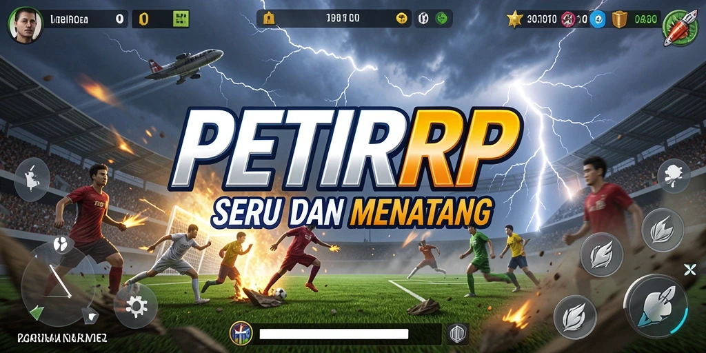 Gameplay seru dalam PETIRRP yang menampilkan pertandingan olahraga.